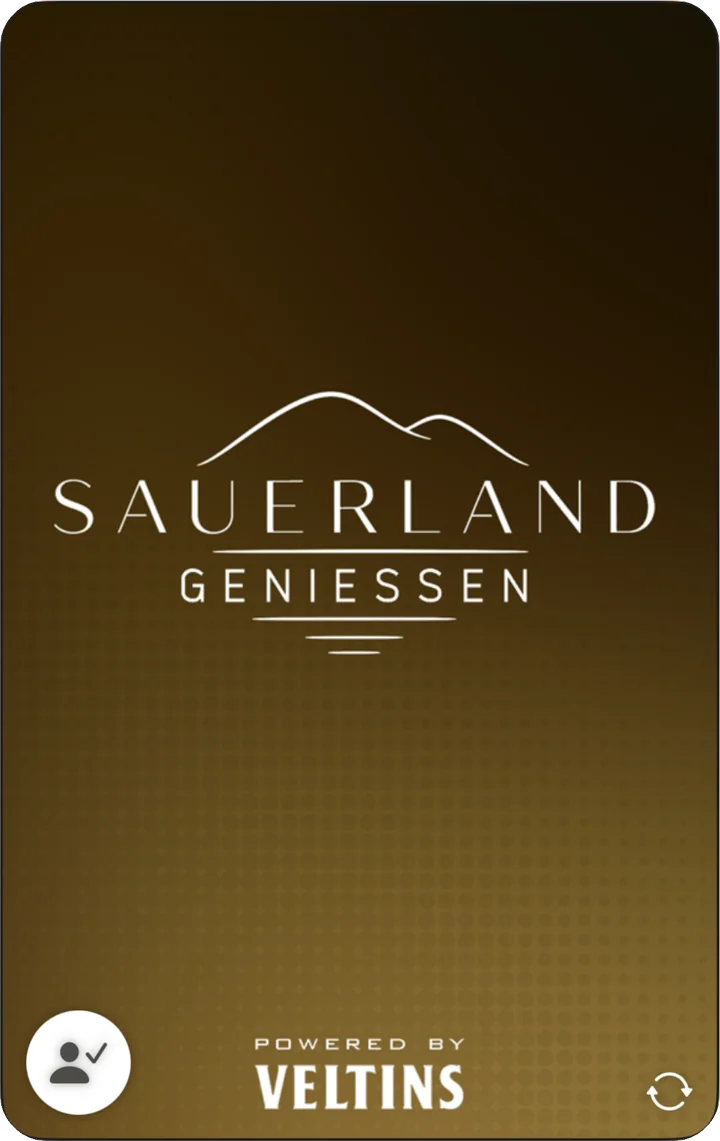 Digitale Karte SAUERLAND genießen in der MY WALL3T App